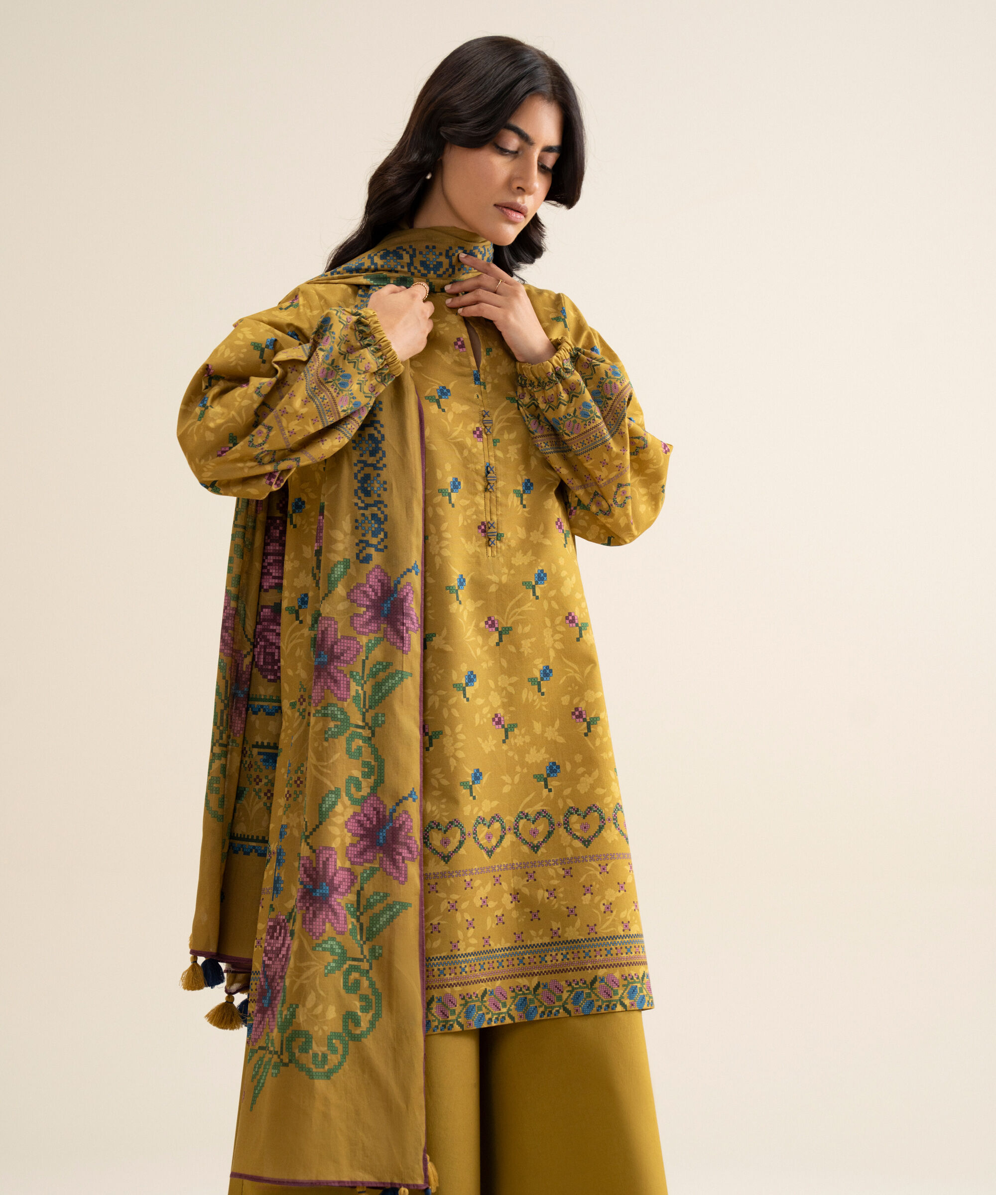 Unstitched 3 PC U1SDDS26V914
