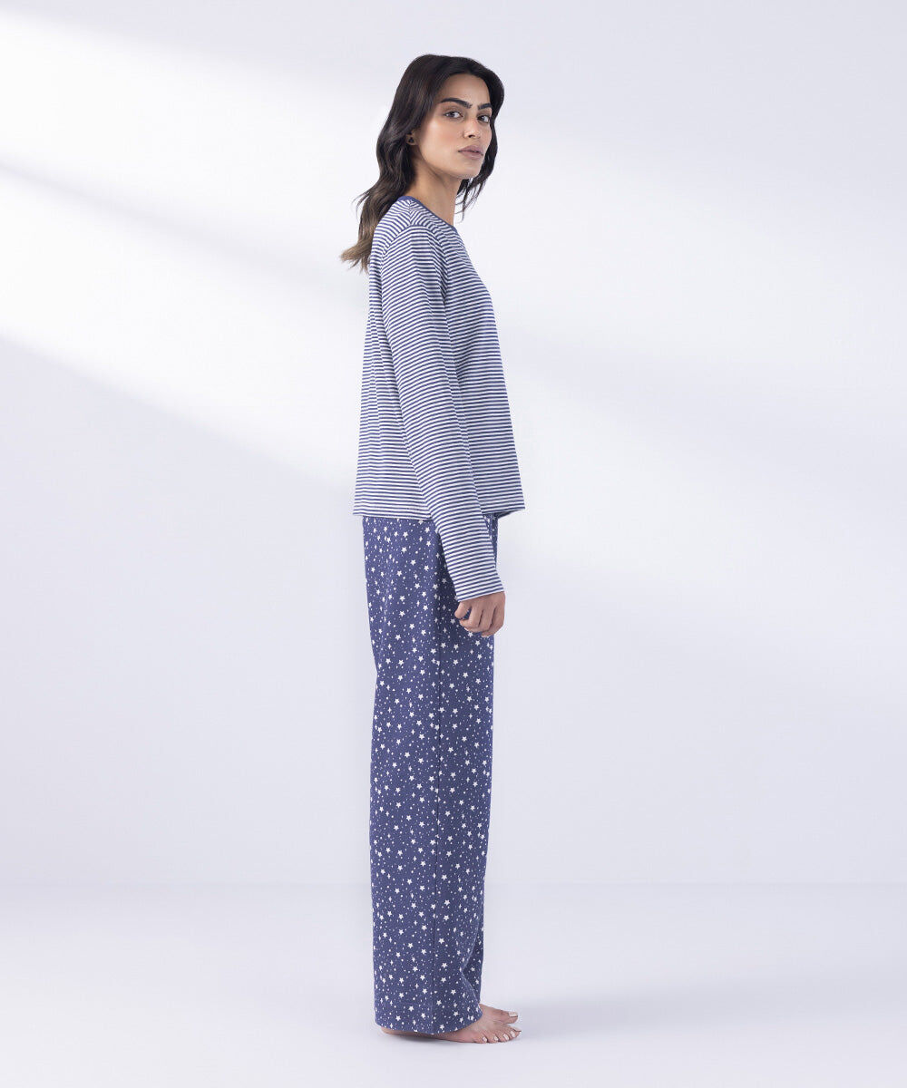 Woman - Blue Full Sleeve T-Shirt