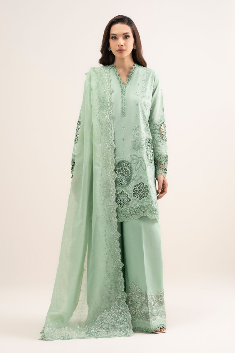3 Piece - Embroidered Lawn Suit