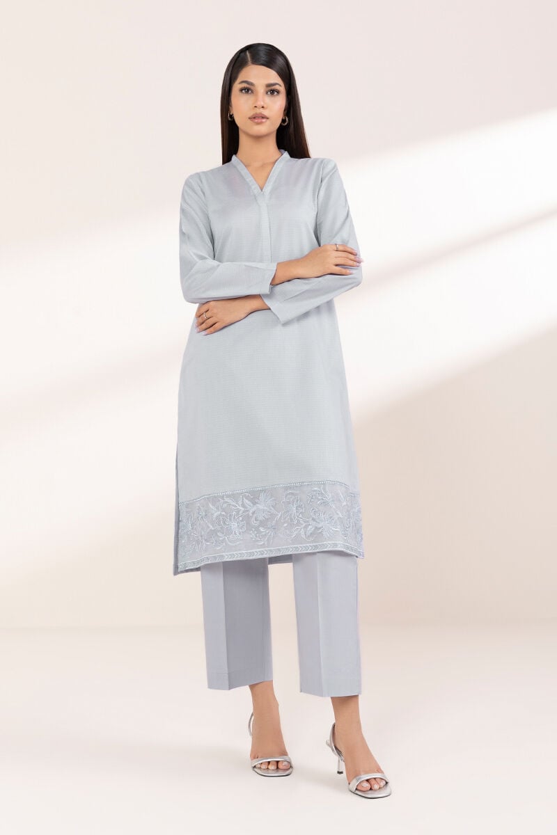 Embroidered Dobby Shirt