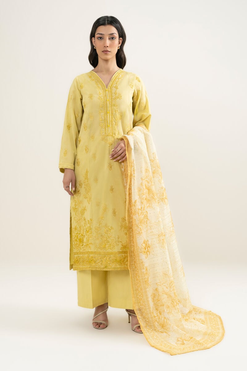 Printed Tussar Silk Dupatta