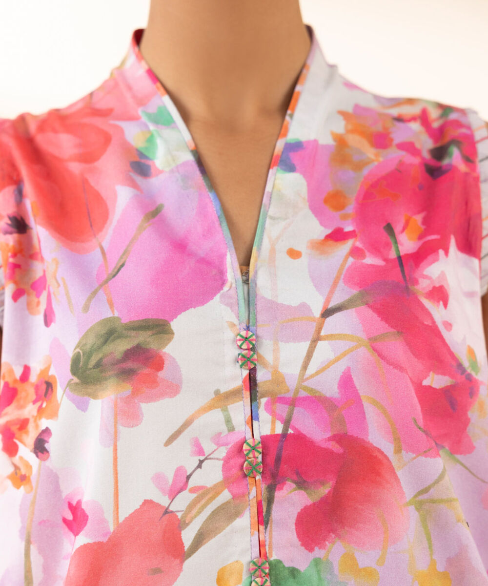 Unstitched Women's Multi Lawn Shirt Trousers