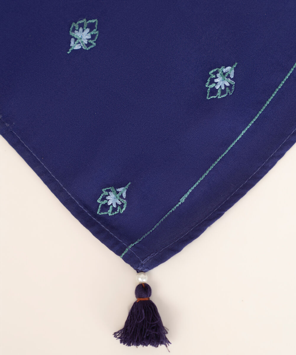 Women's RTW Linen Purple Dyed Dupatta