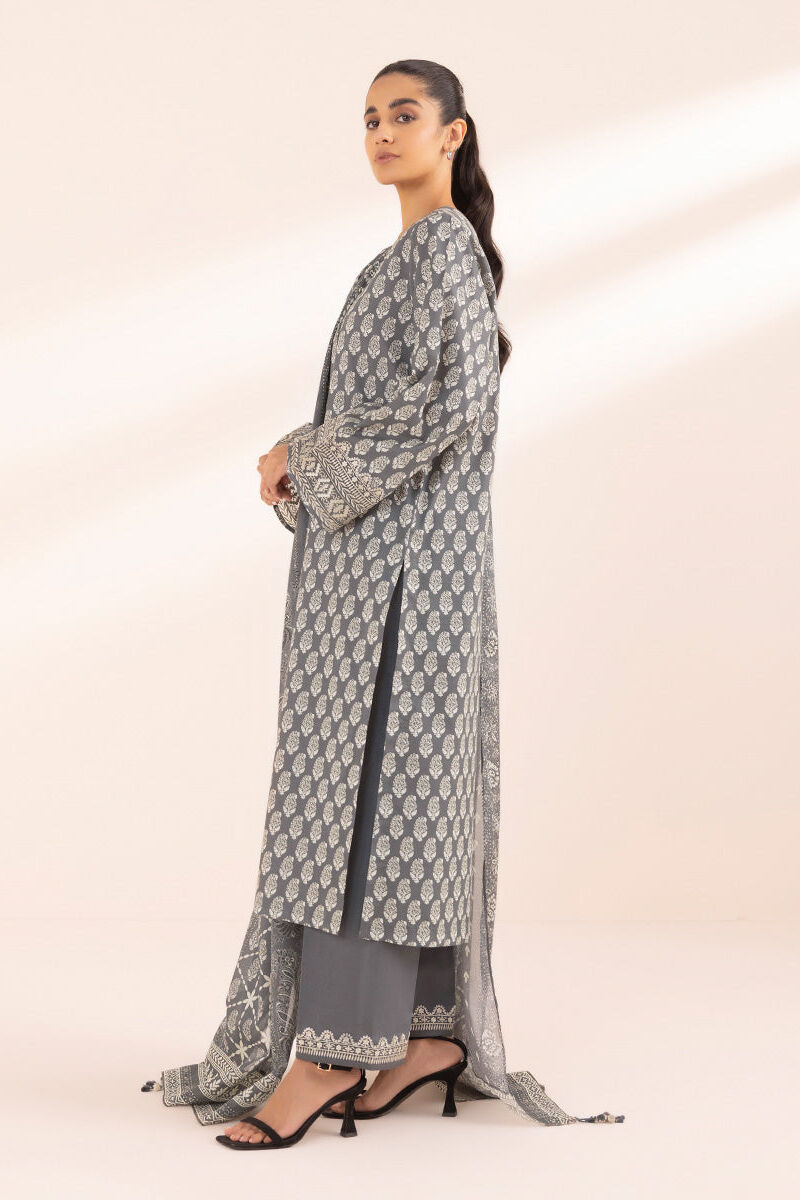 Embroidered Cambric Straight Pants