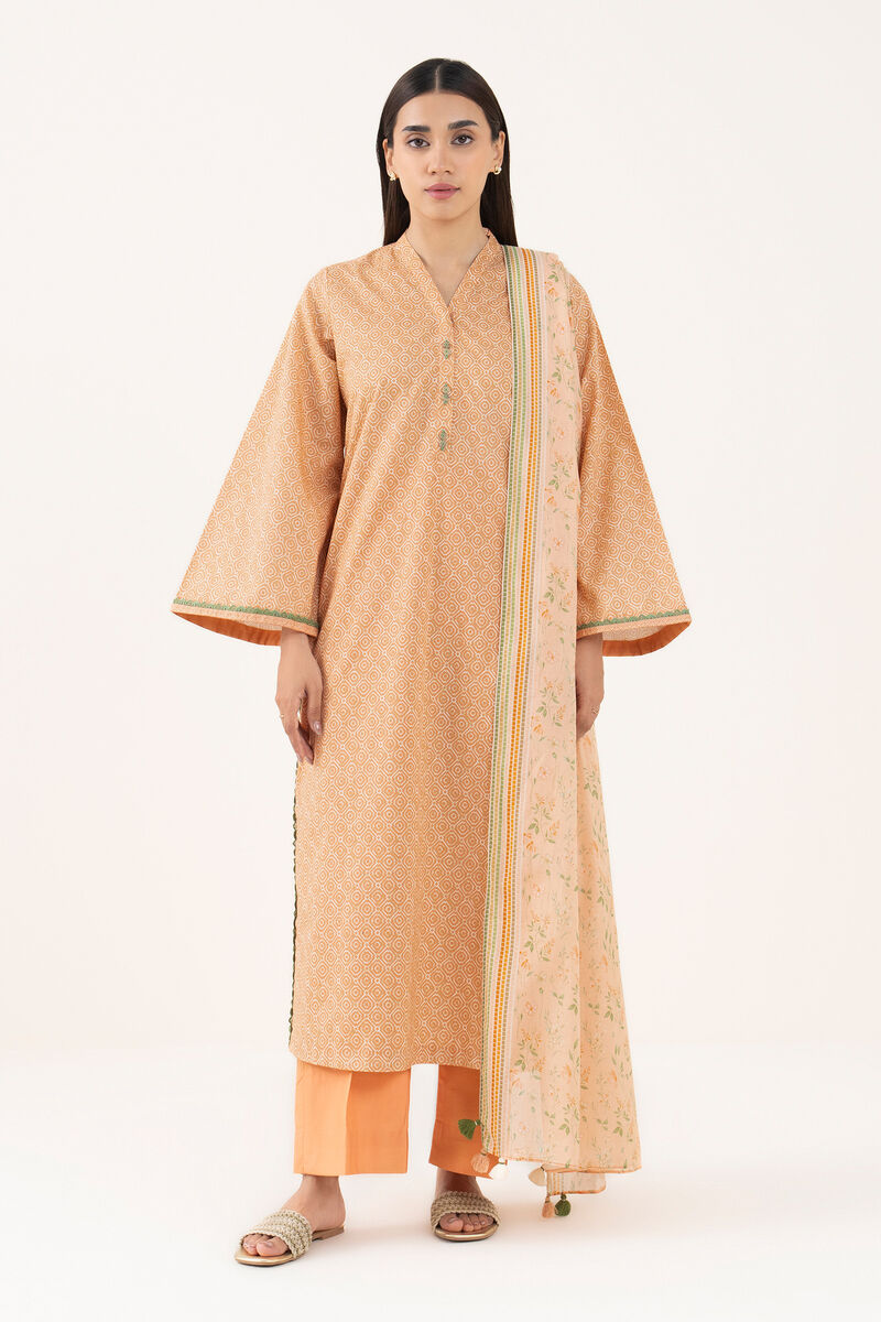 3 Piece - Printed Lawn Suit