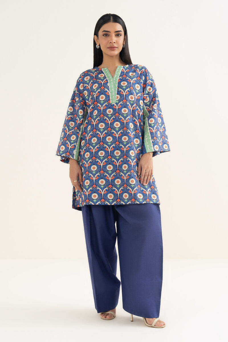 Printed Light Khaddar Shirt