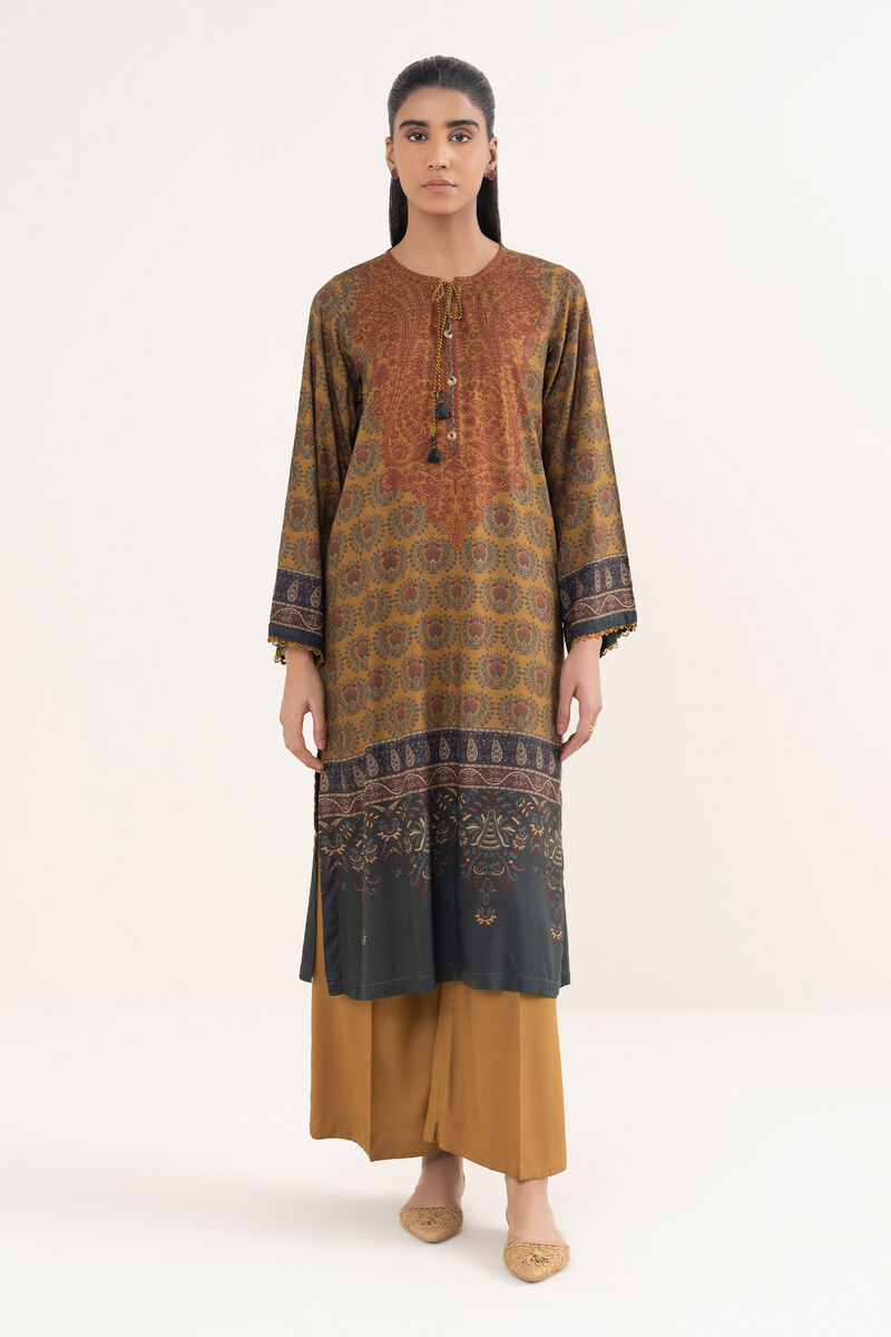 Printed Viscose Linen Shirt