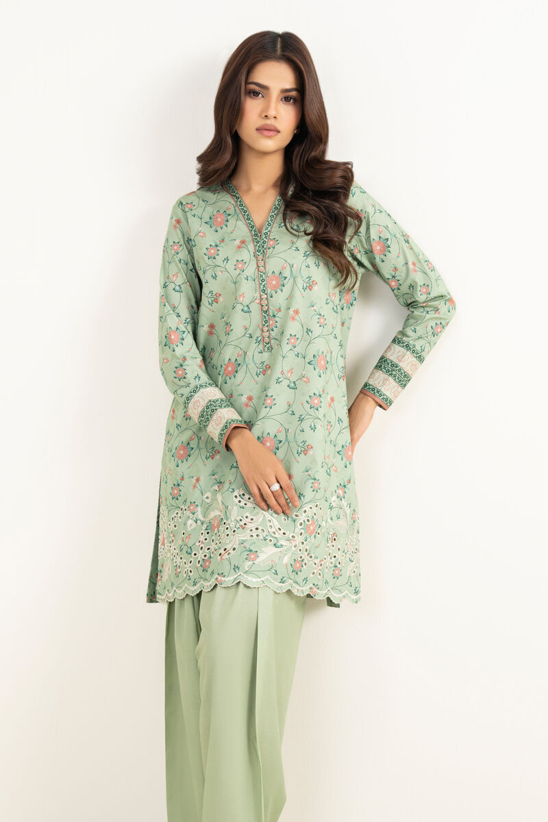 2 Piece - Embroidered Lawn Suit