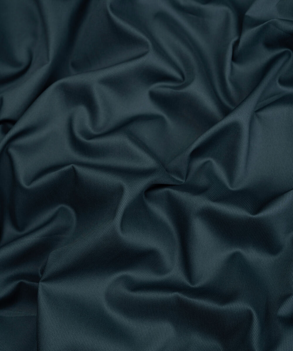 Men's Unstitched Two-Piece Royal Blue Cotton Dobby Suit