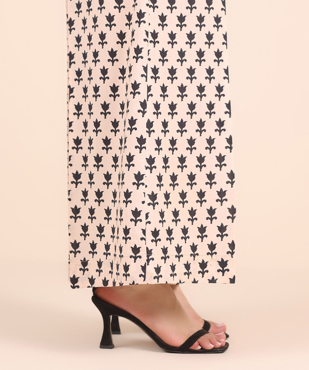 Women's RTW Cambric Multi Printed Flared Pants