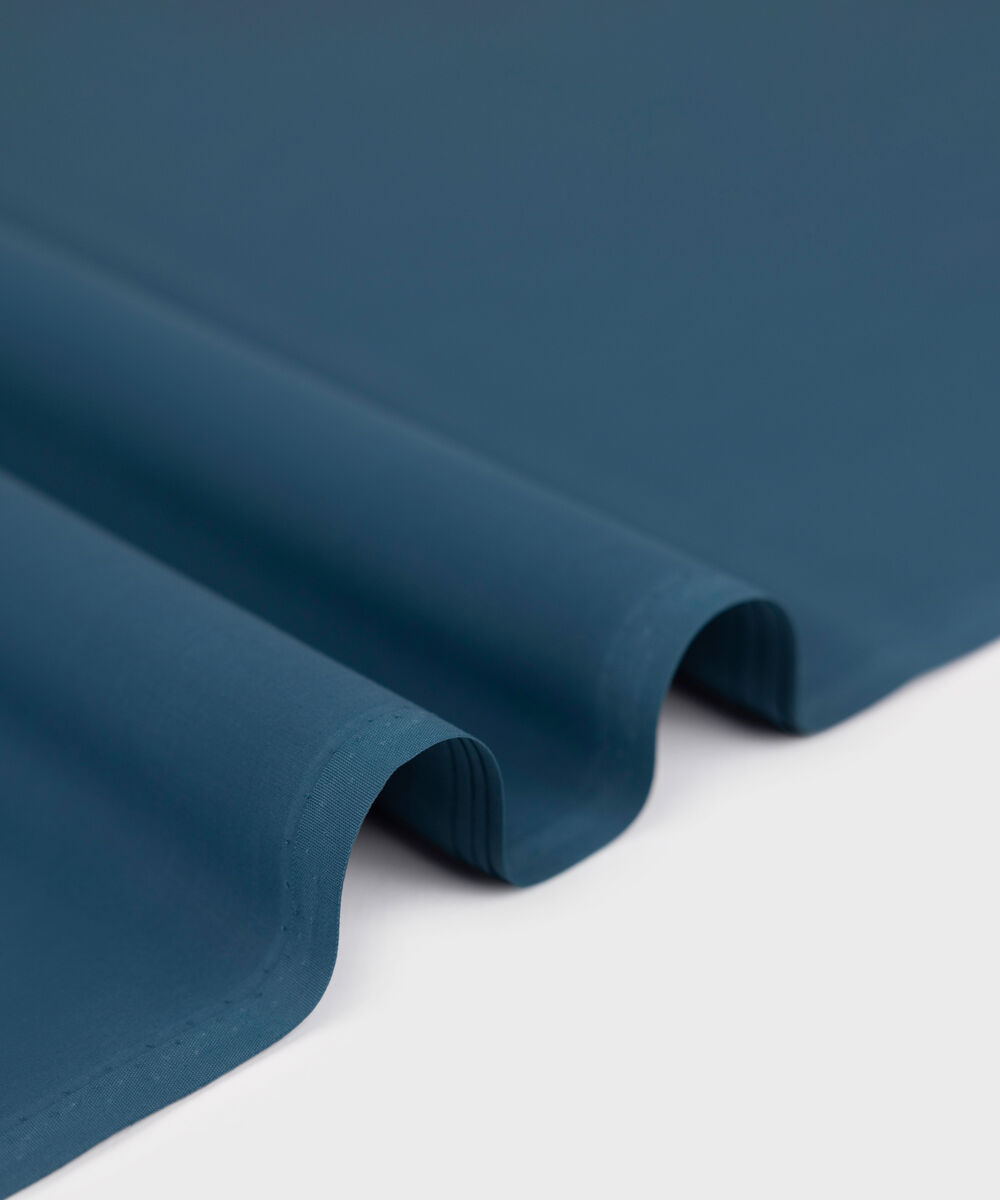 Men Unstitched Wash & Wear Blue Full Suit Fabric