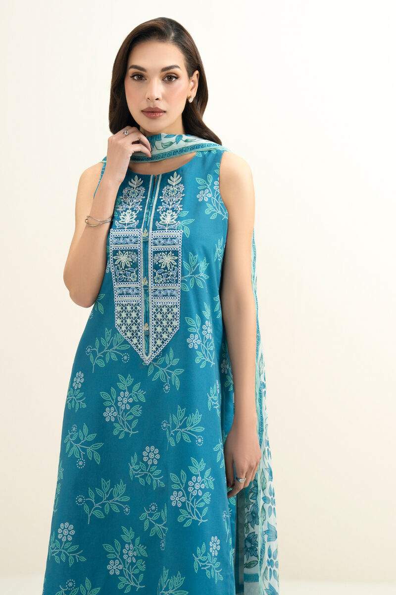 3 Piece - Embroidered Lawn Suit