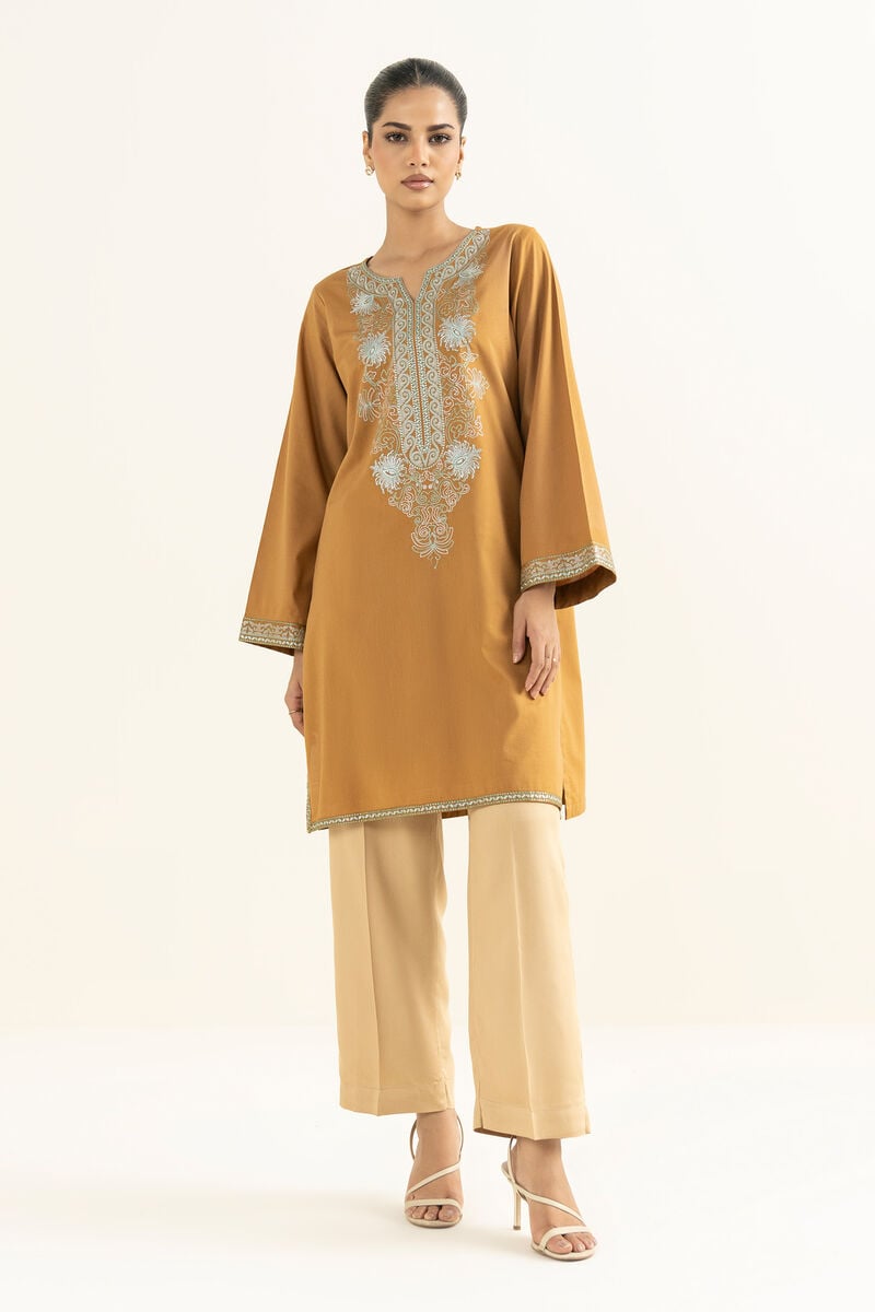 Embroidered Linen Viscose Shirt