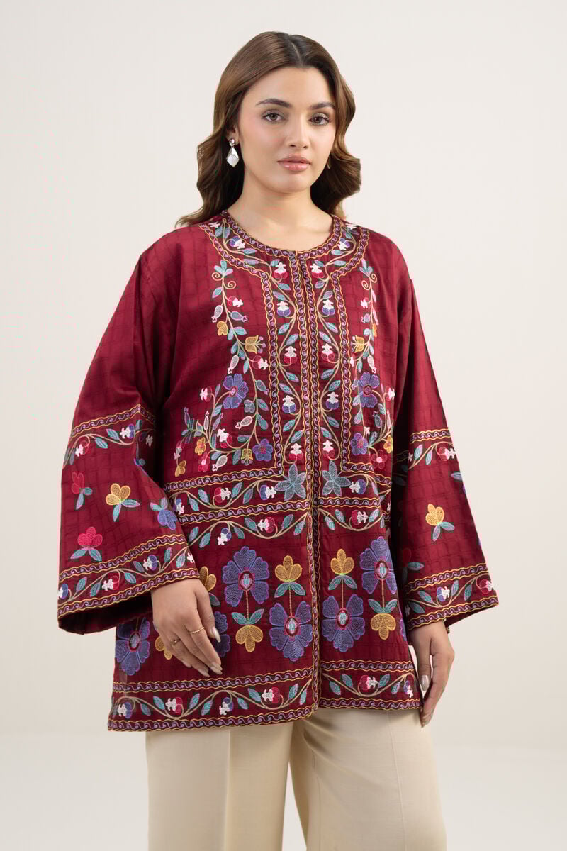 Embroidered Dobby Shirt