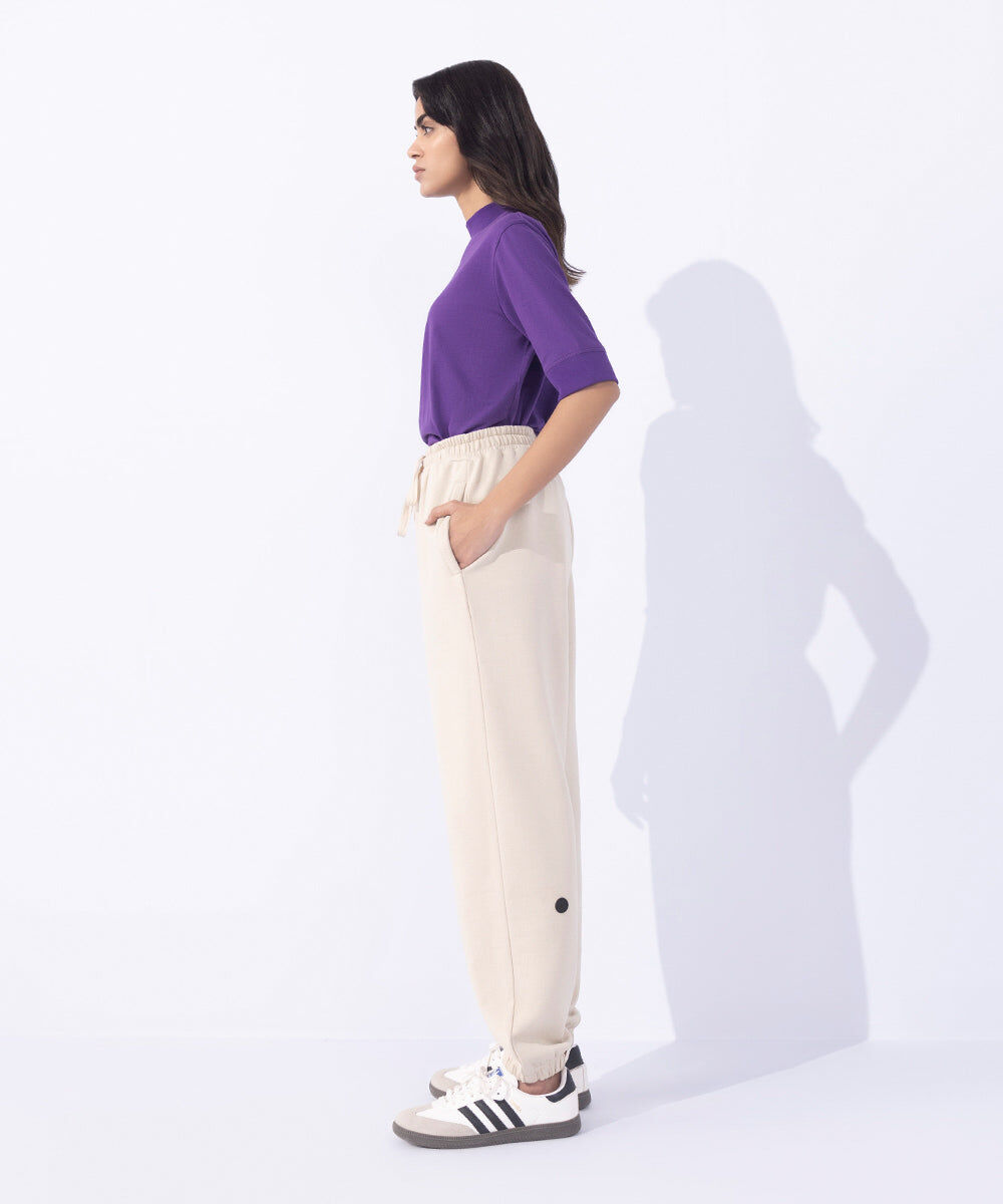 Woman - White Jogging Trousers
