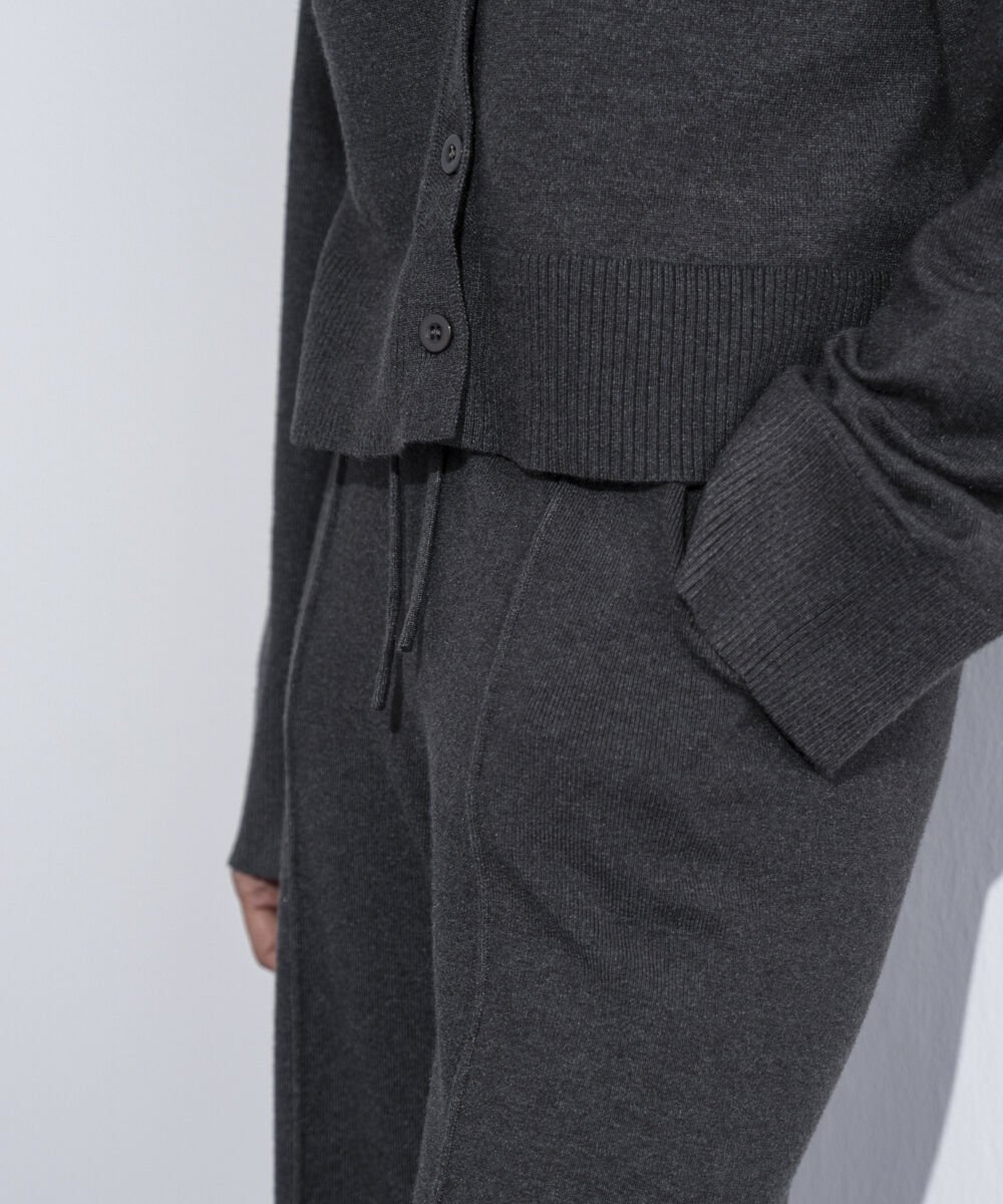 Women's Western Wear Grey  Pull-On Knit Trousers