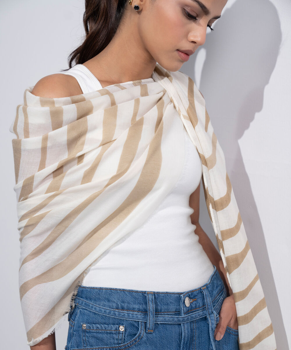 Women's Western Multi Printed Rectangular Scarf