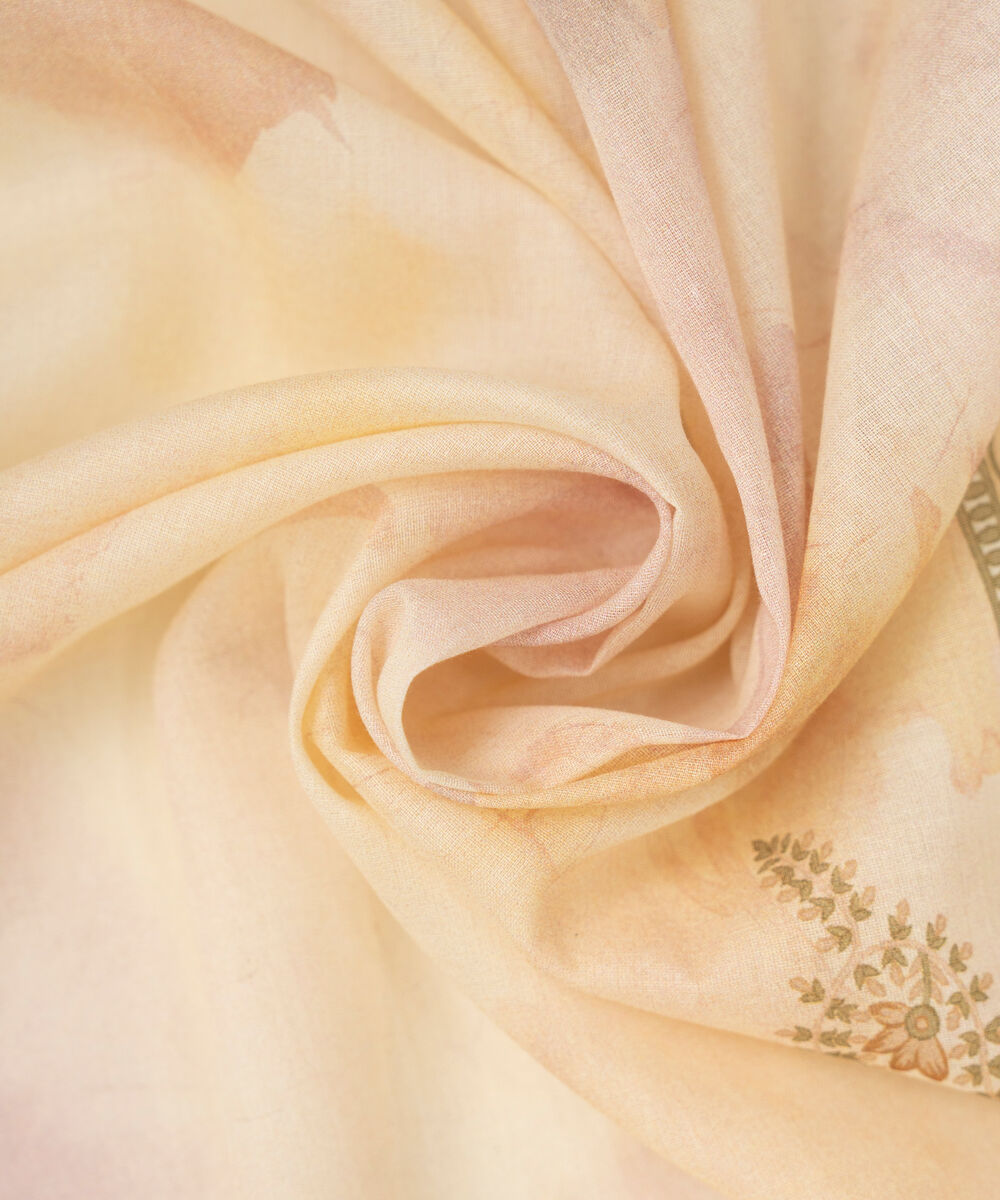 Lawn Printed Beige Dupatta