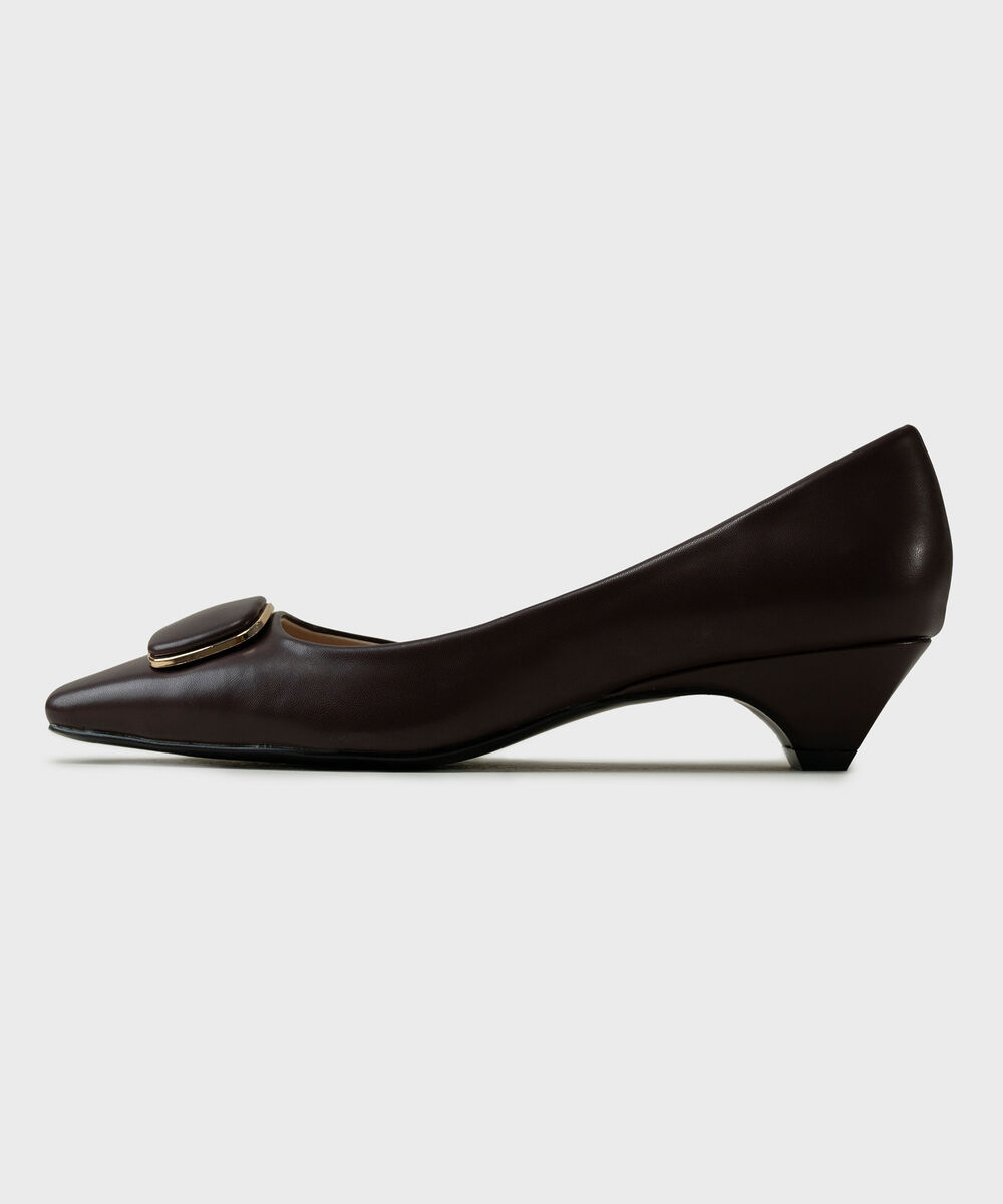 Women's Dark Brown Block Heels