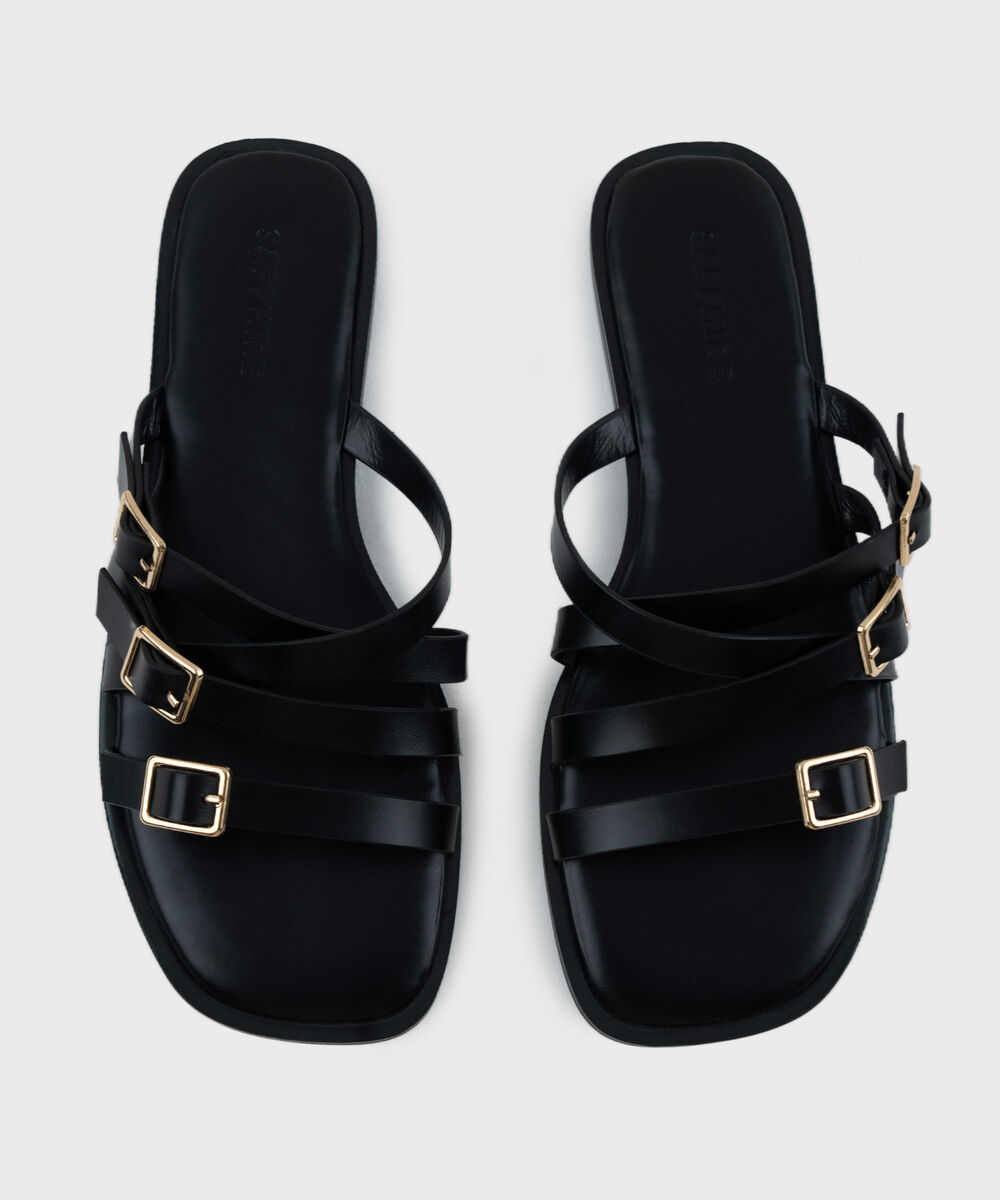 Women's Black  Sandals