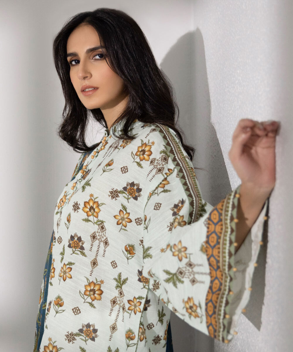 Ladies Khaddar Unstitched Shirt Dupatta