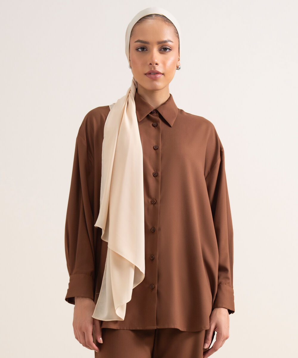 Women's Beige Hijab