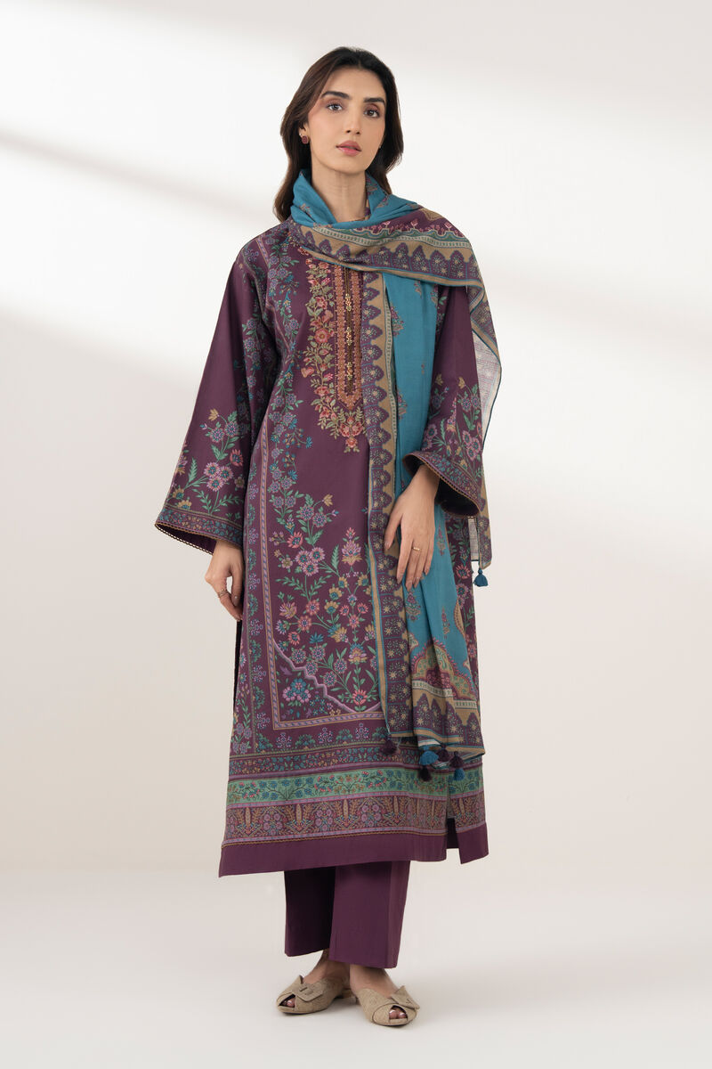 3 Piece - Embroidered Lawn Suit