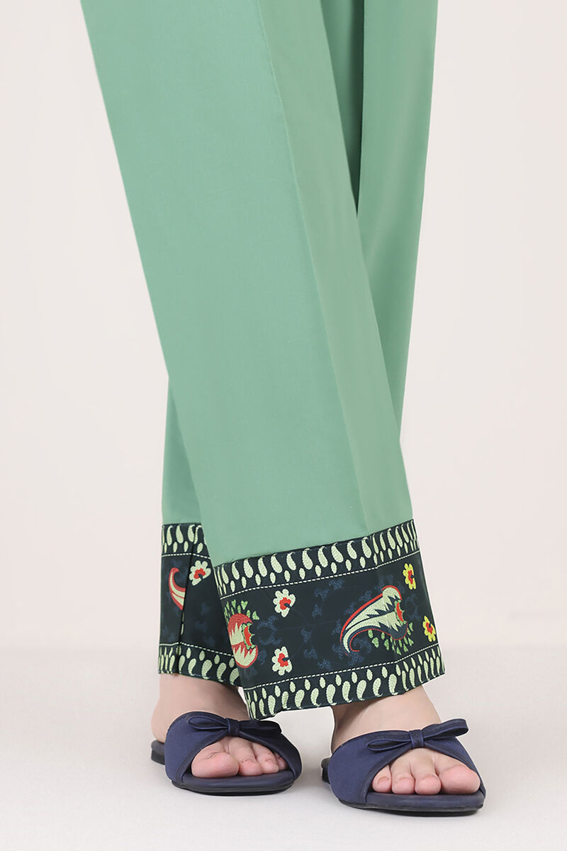 Solid Cambric Straight Pants