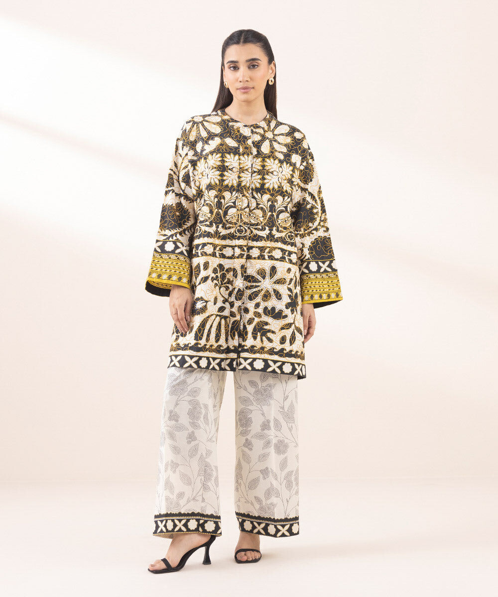 Woman - Multi Embroidered Cambric Shirt