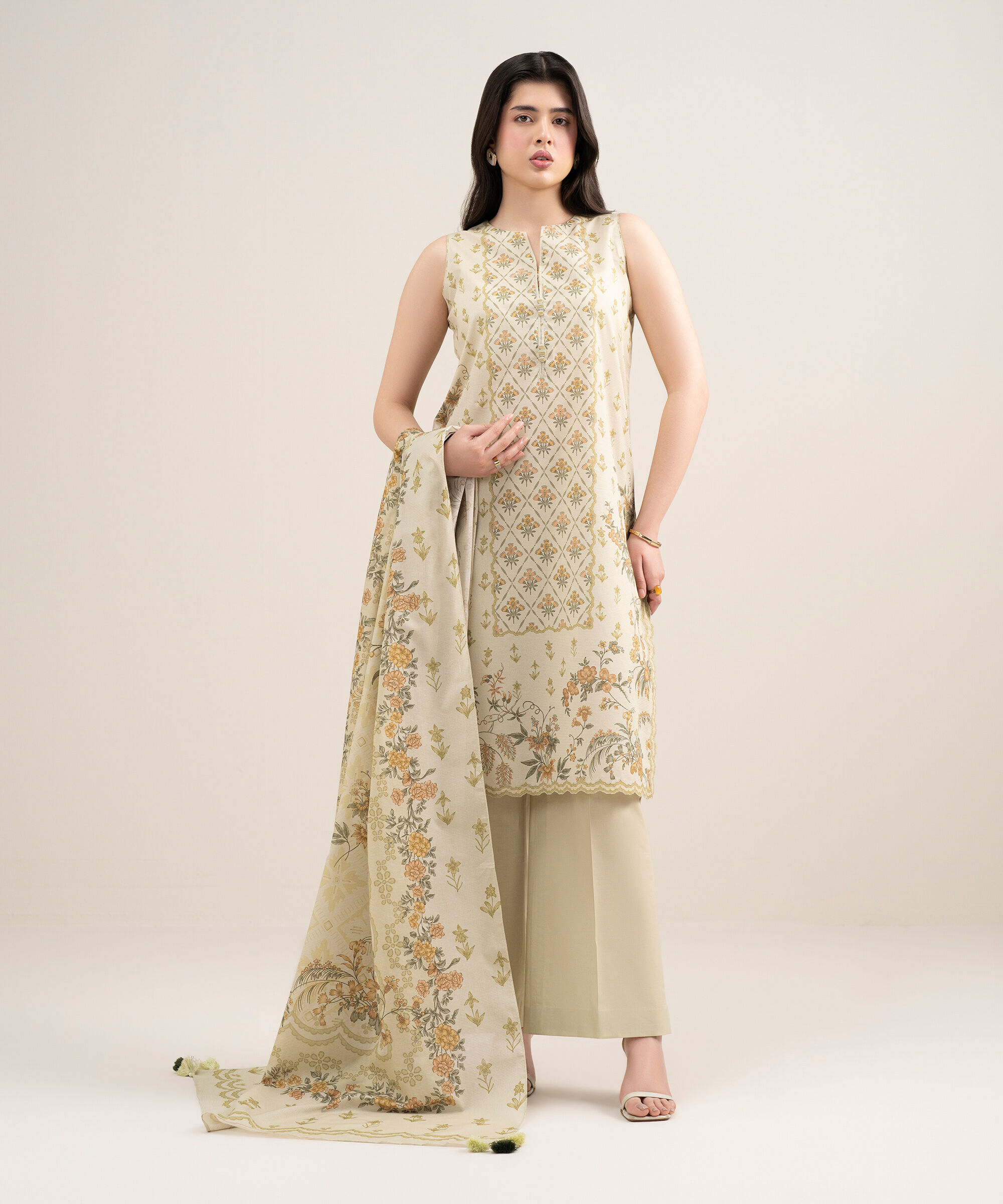 Unstitched 3 PC U3PDYS26V33B