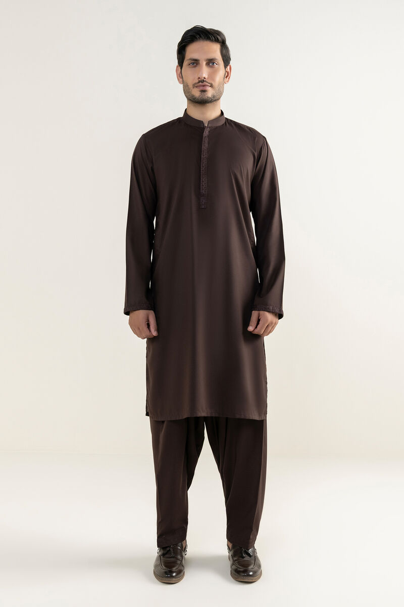 Embroidered Modal Suit