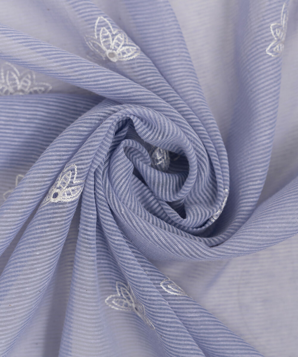 Women's RTW Textured Karandi Embroidered Purple Dupatta