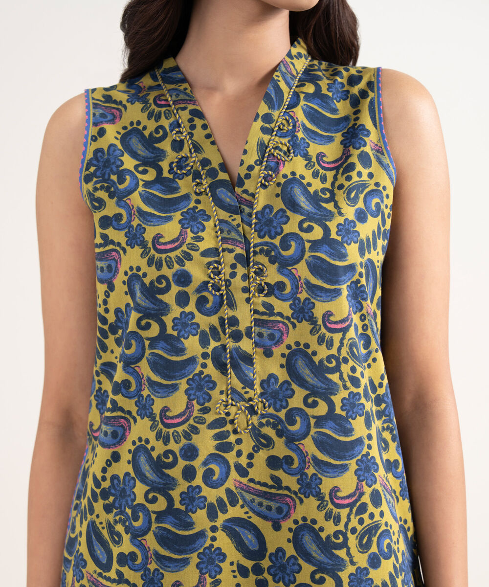 Women's Unstitched Lawn Multi Printed Shirt