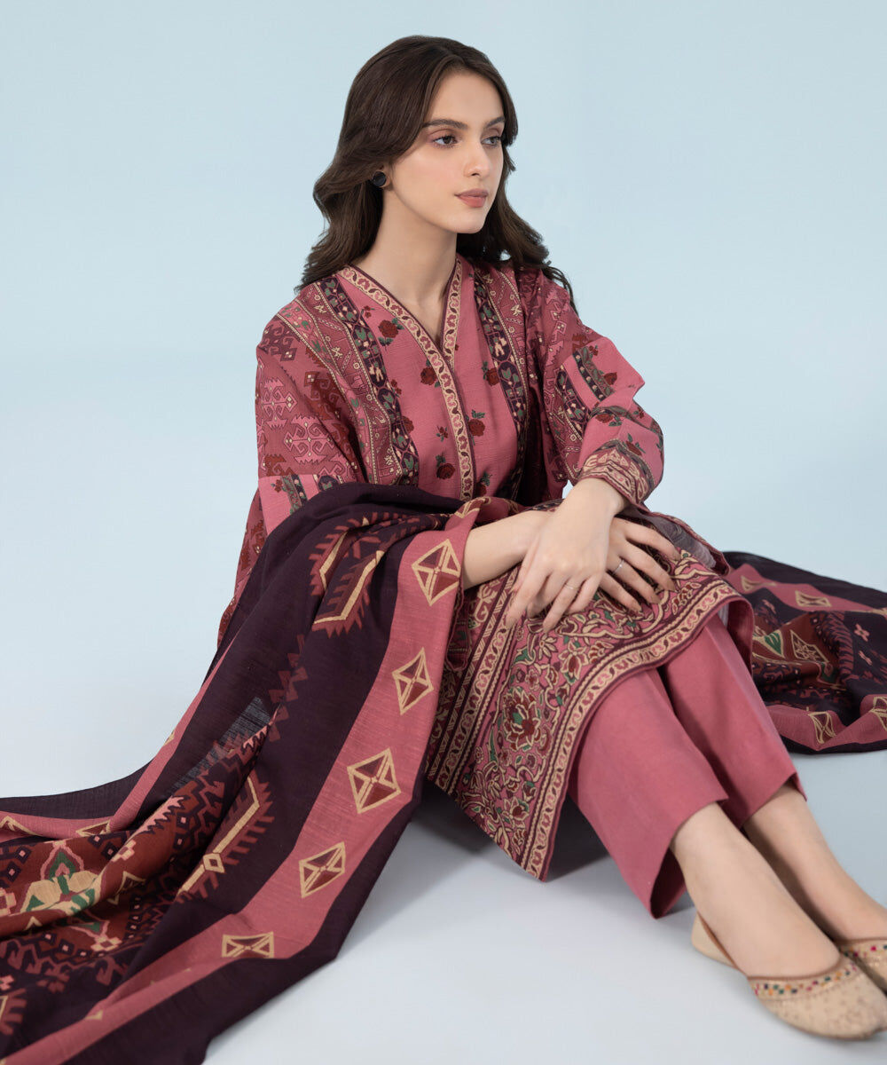 Unstitched 3 PC 0U3PDY23V926 Sapphire PK
