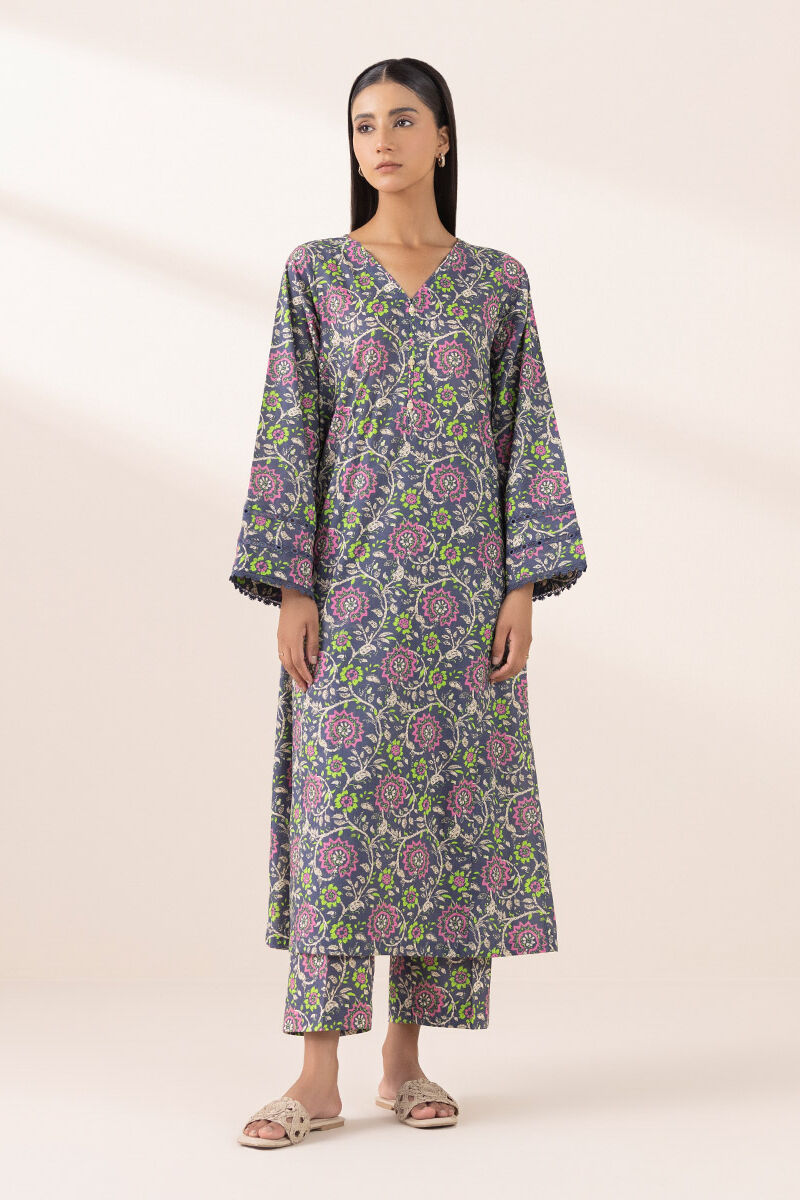 Printed Crosshatch Shirt