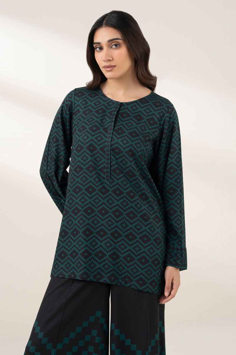 Printed Viscose Linen Shirt