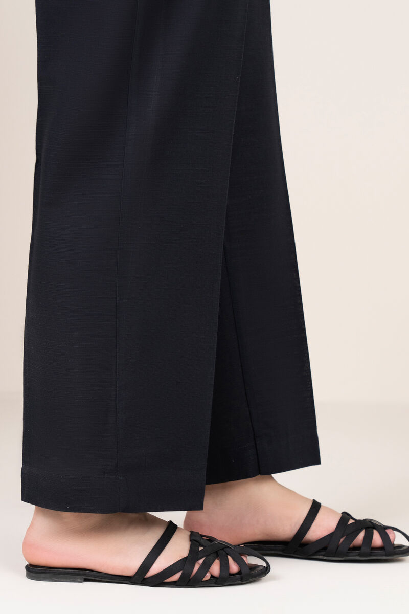 Solid Khaddar Straight Pants