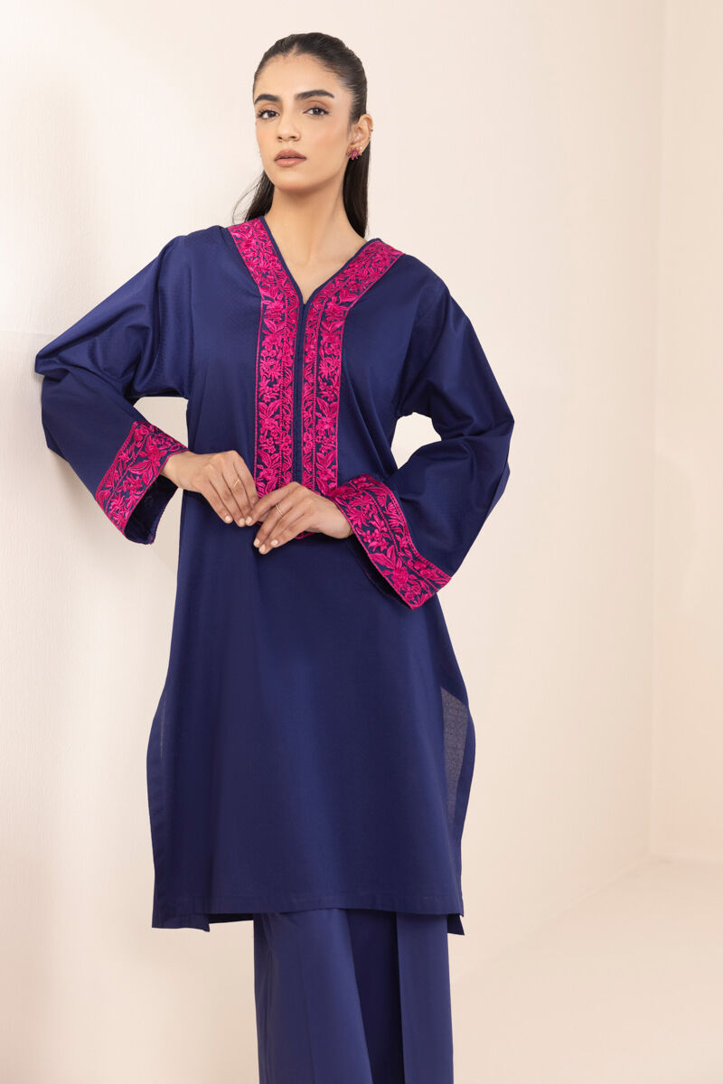 Embroidered Dobby Shirt