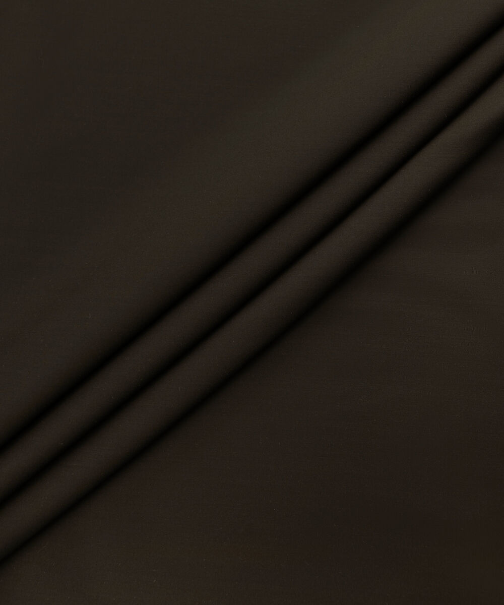 Men's Unstitched Two-Piece Premium Wash and Wear Chocolate Brown Suit.