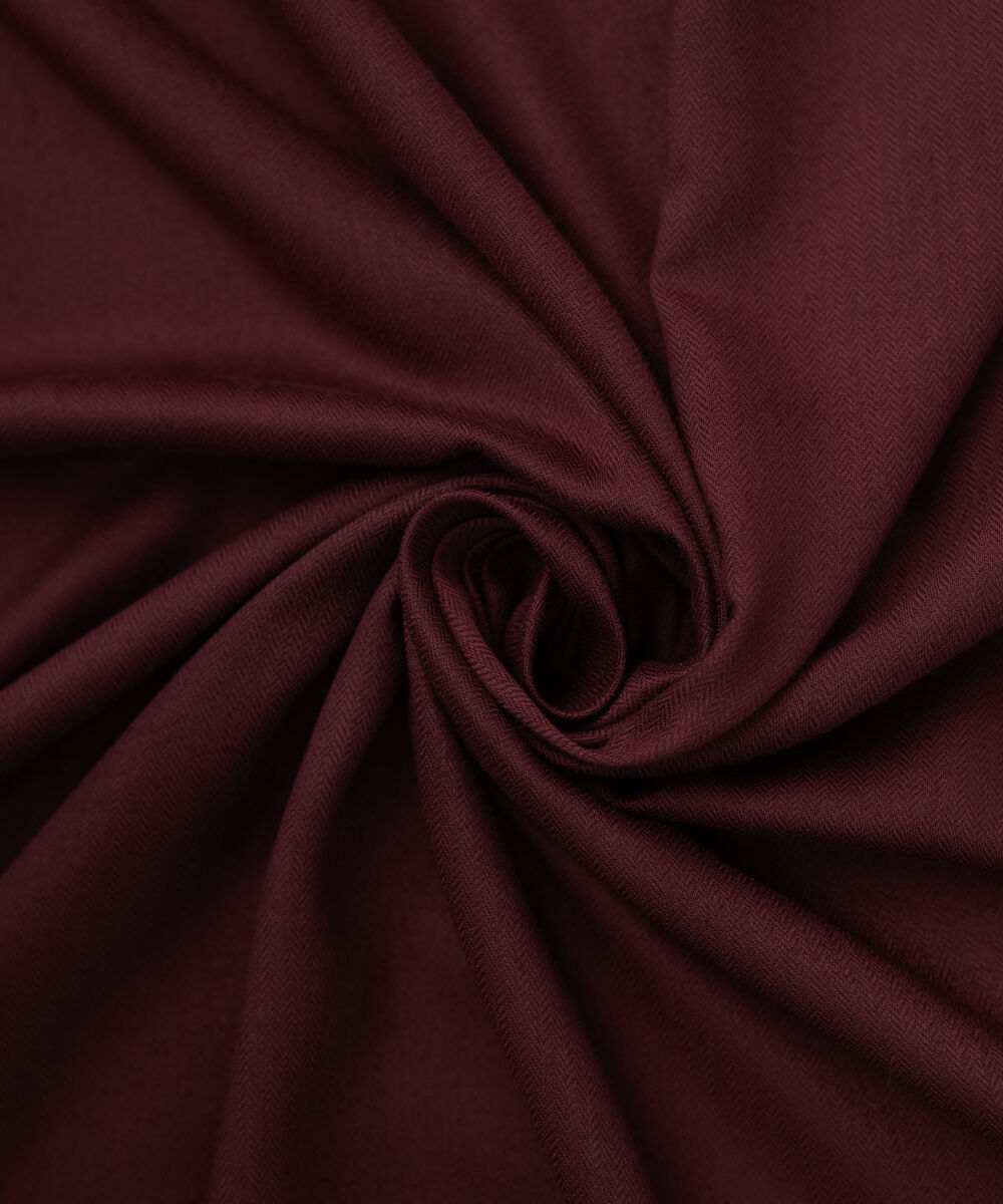 Herringbone Solid Red Dupatta