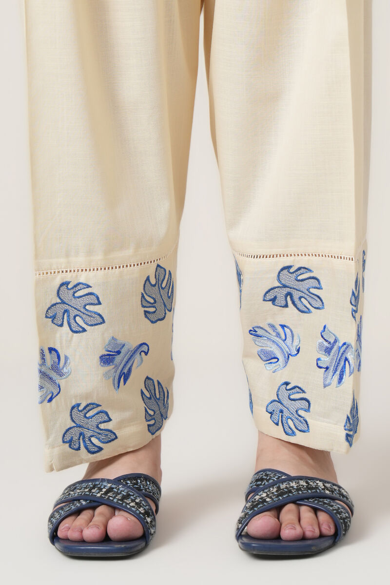 Embroidered Crosshatch Shalwar