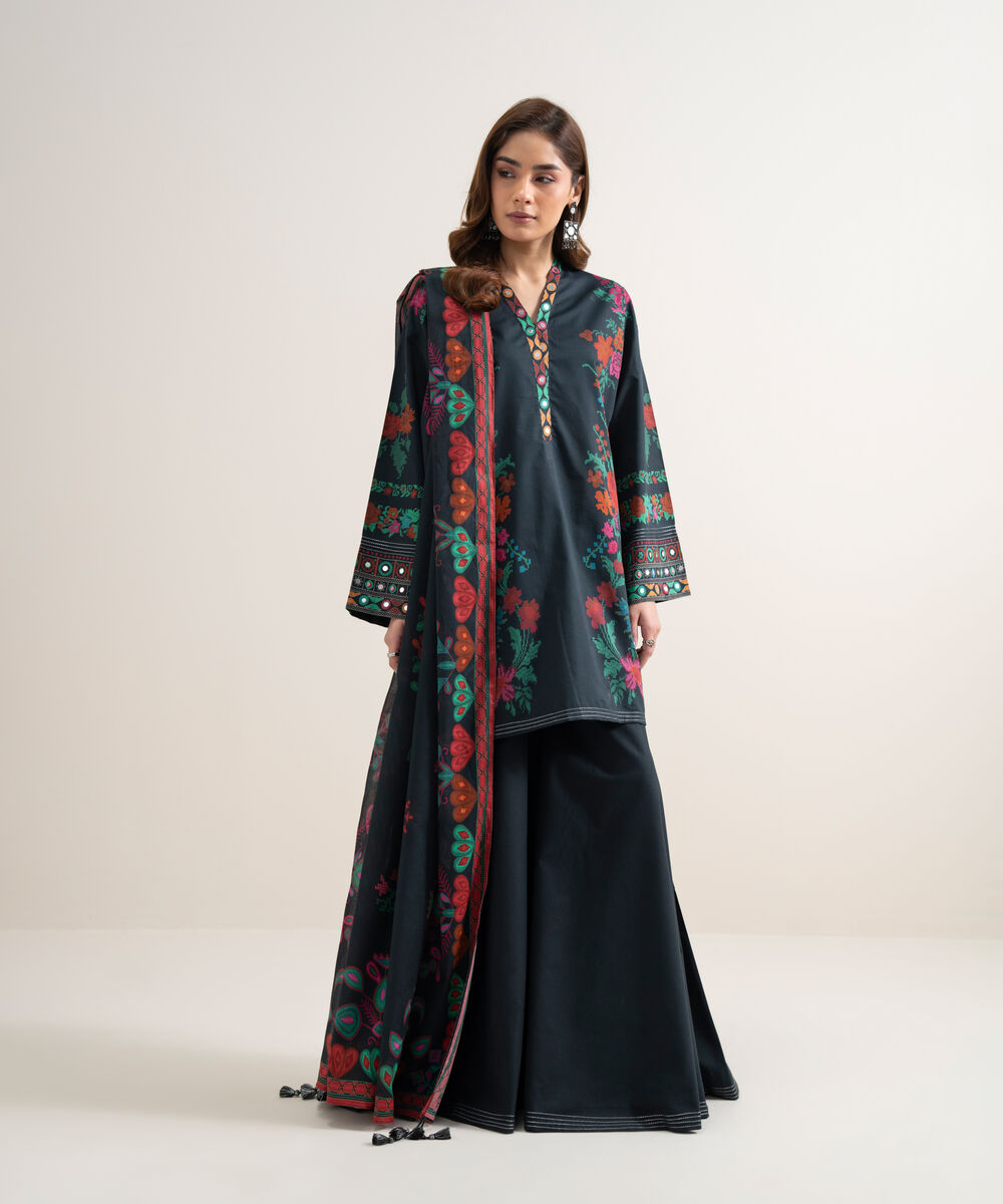 3 Piece - Printed Lawn Suit