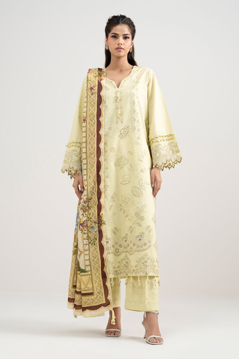 3 Piece - Embroidered Lawn Suit
