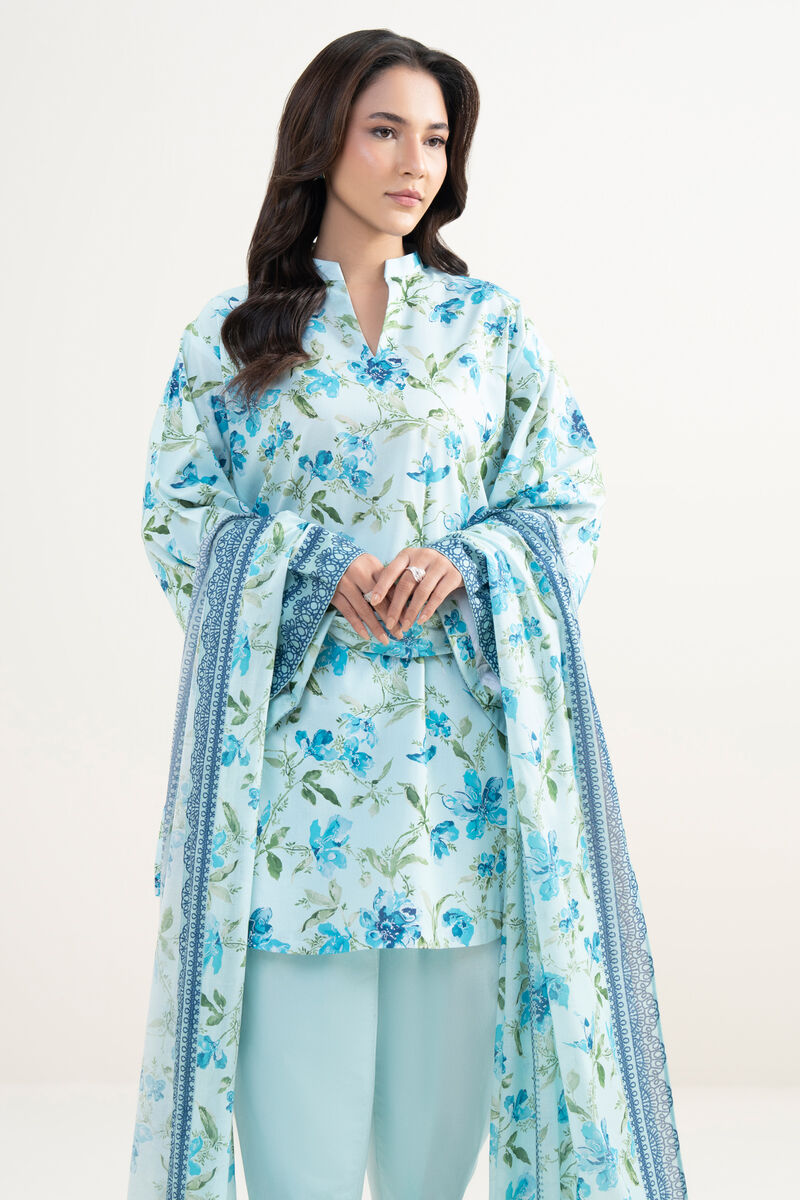 3 Piece - Printed Lawn Suit