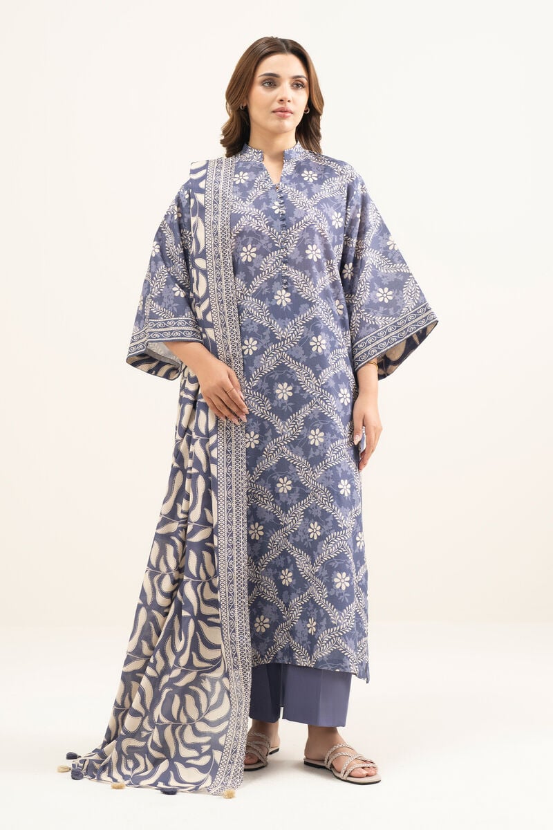 3 Piece - Printed Lawn Suit