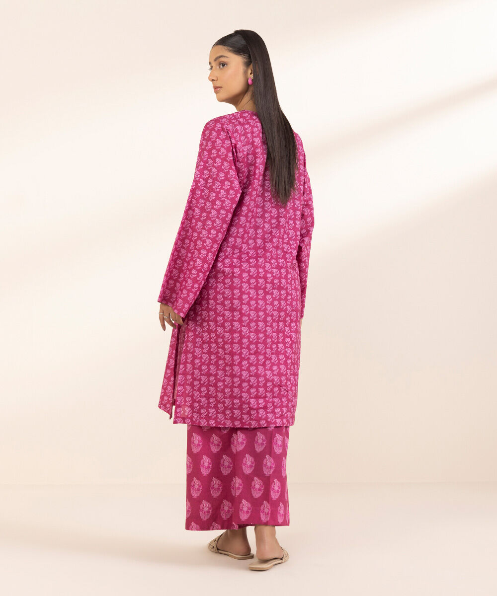 Women's Pret Lawn Pink Printed A-Line Shirt