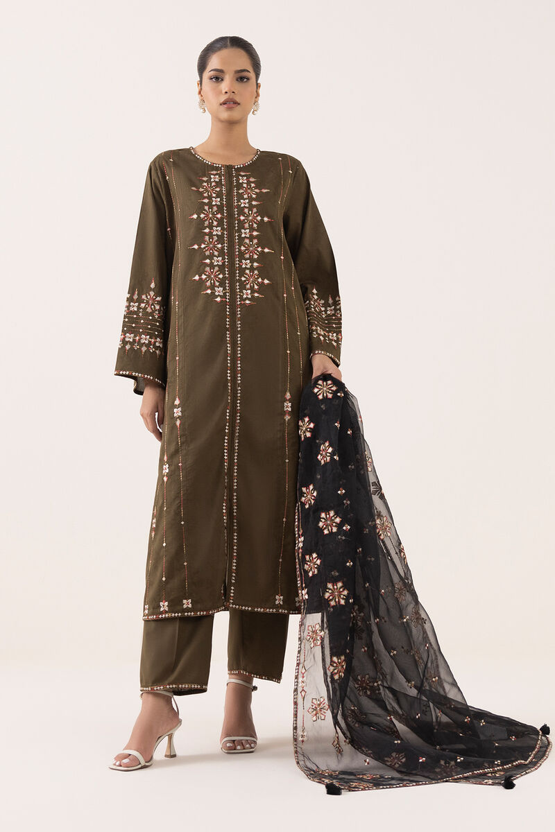 Embroidered Organza Dupatta