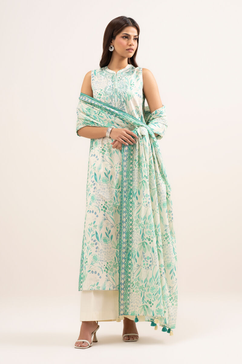 3 Piece - Embroidered Lawn Suit