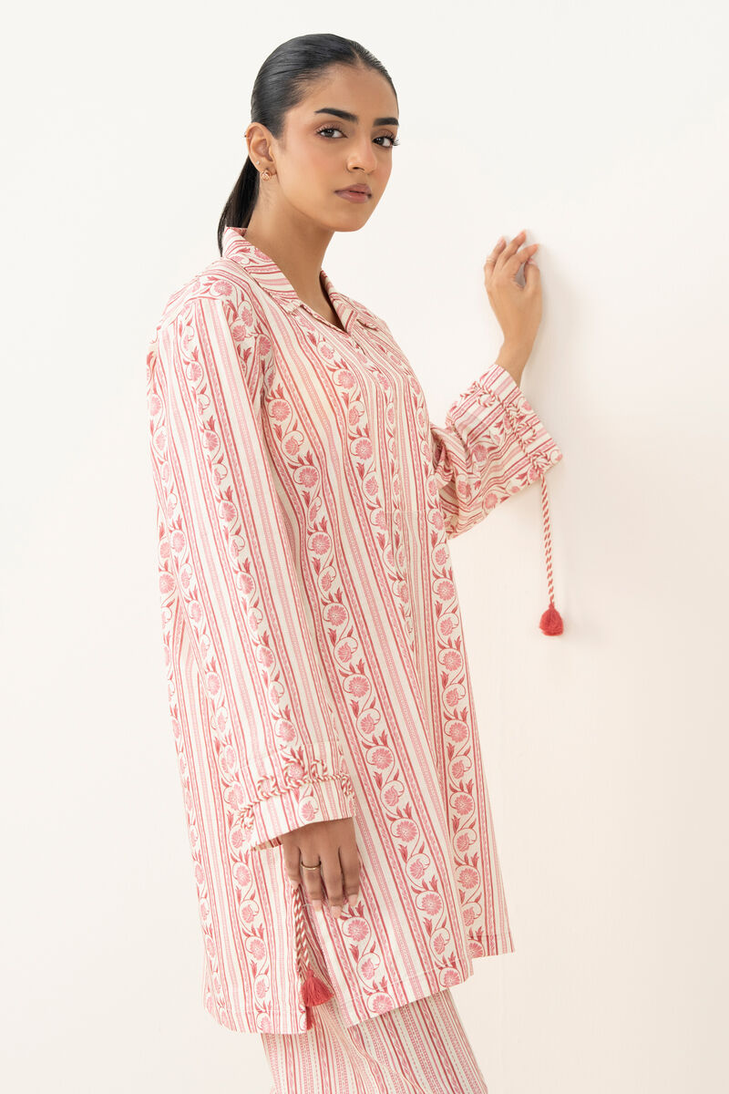 Printed Crosshatch Shirt