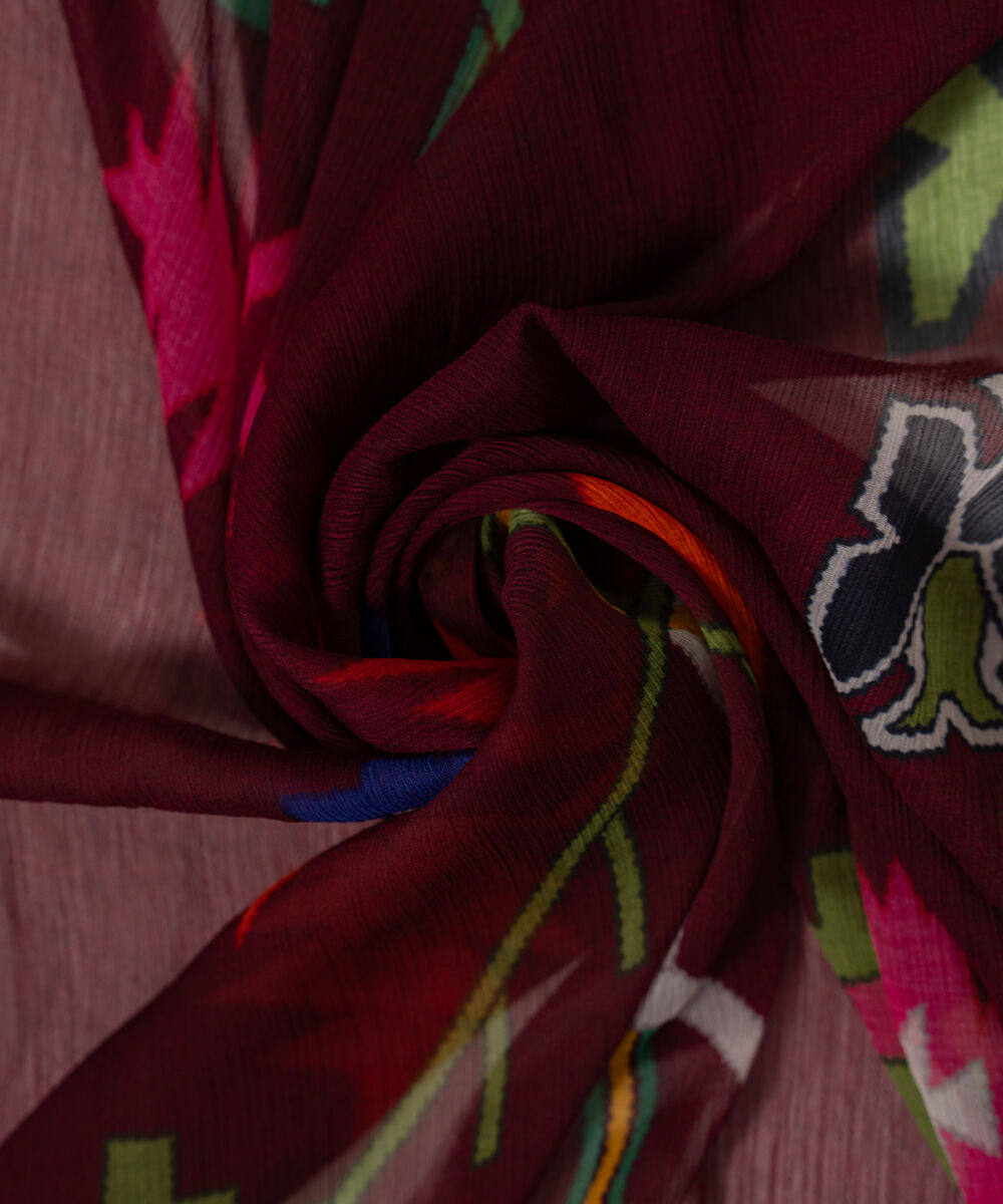 Blended Chiffon Printed Multi Dupatta